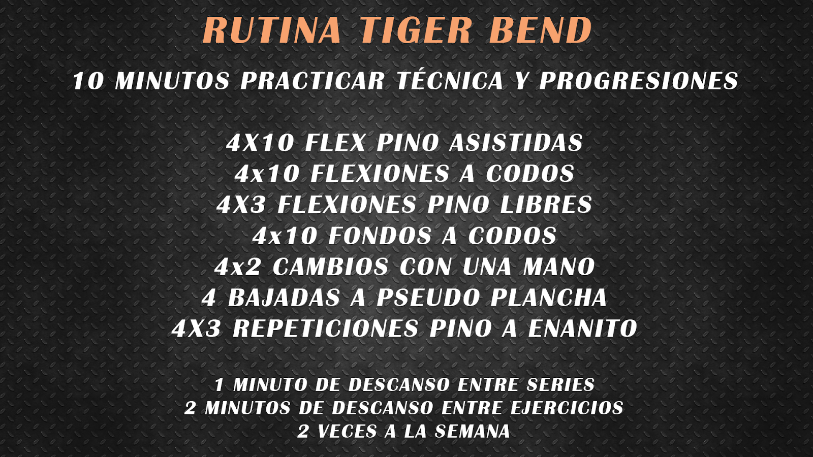 Tutorial de Tiger Bend Cómo sacar el Tiger Bend Técnica, ejercicios