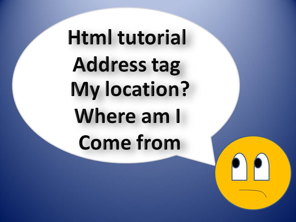 Guideinfoyou Html Address Tag Attribute