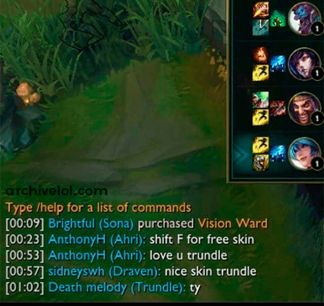 Ganhando skin de graça no lol