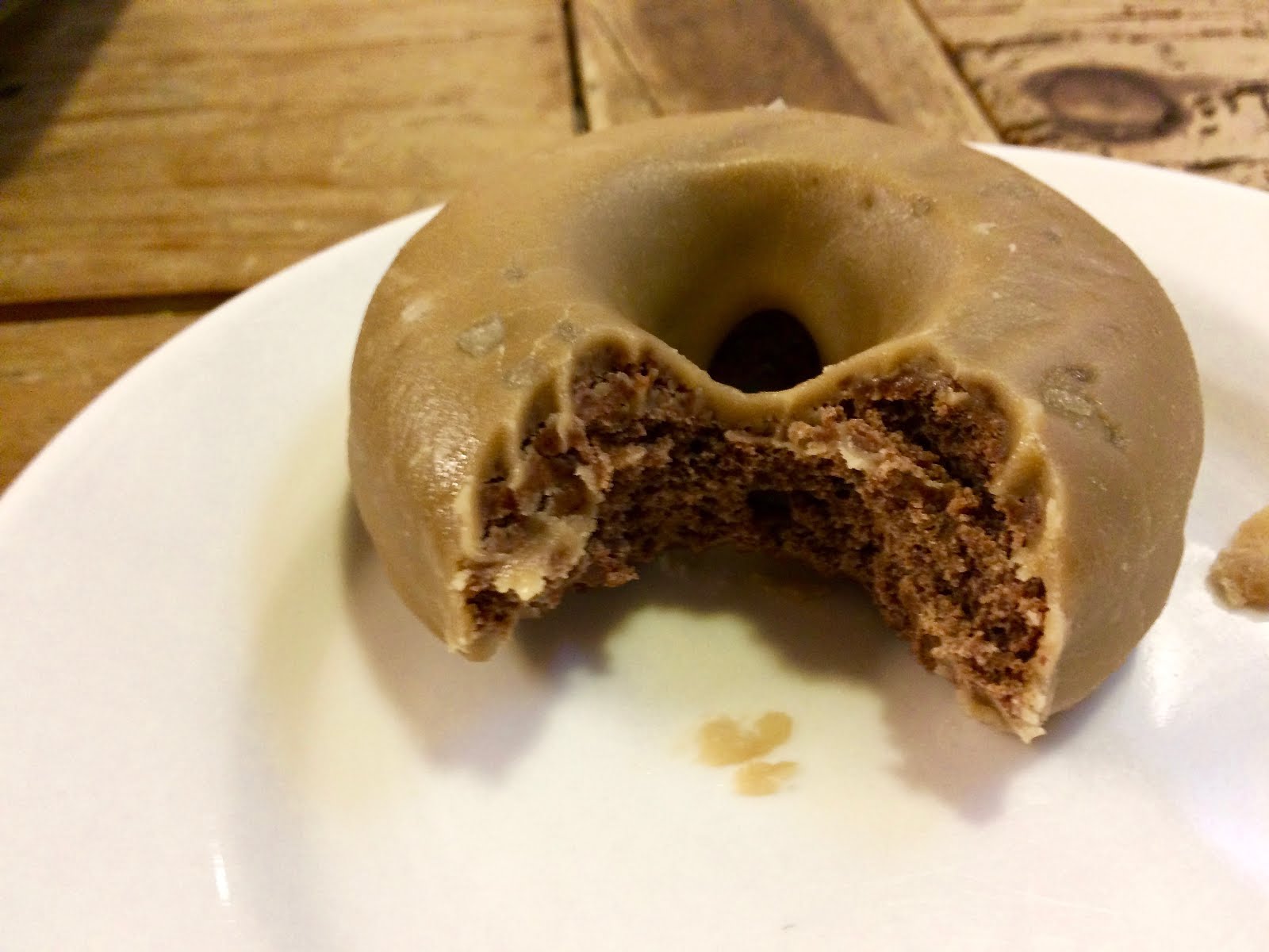 Gluten Free Caramel, Chocolate and some other ingredient Donut from "The Loft" on Washington.