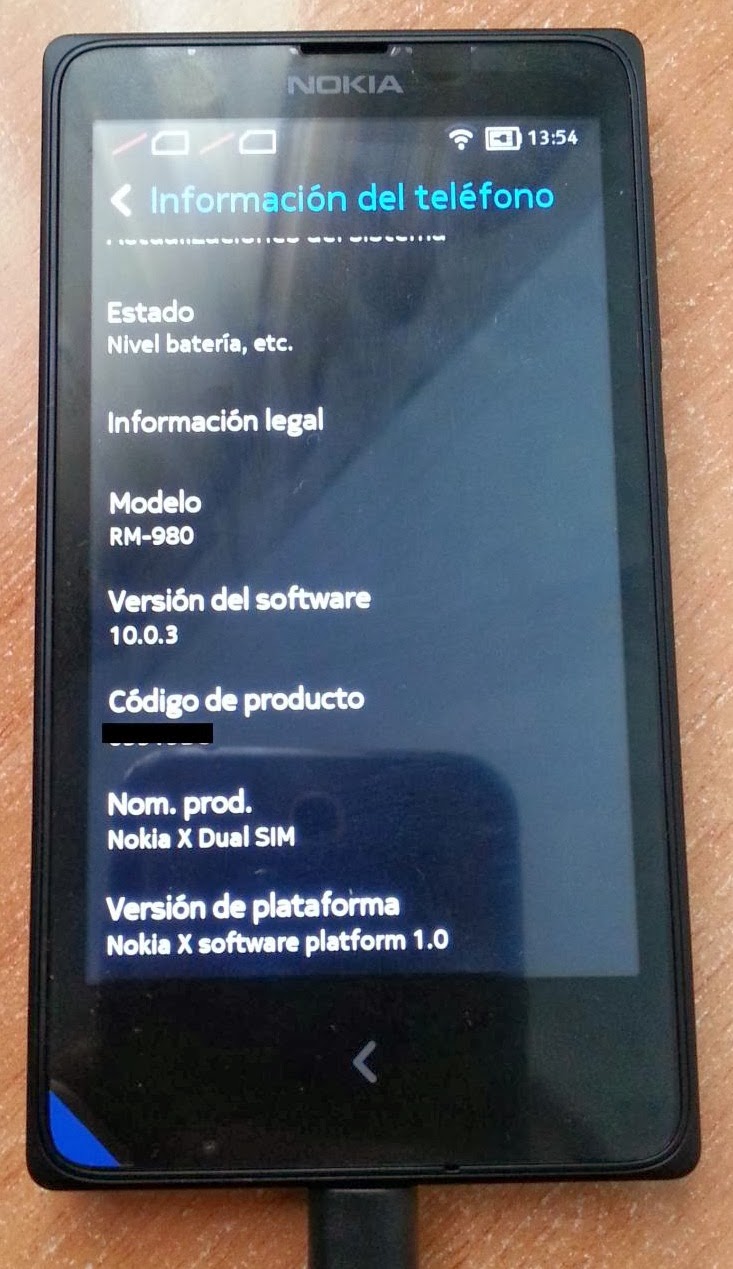 Rooted Nokia X Running Google Apps