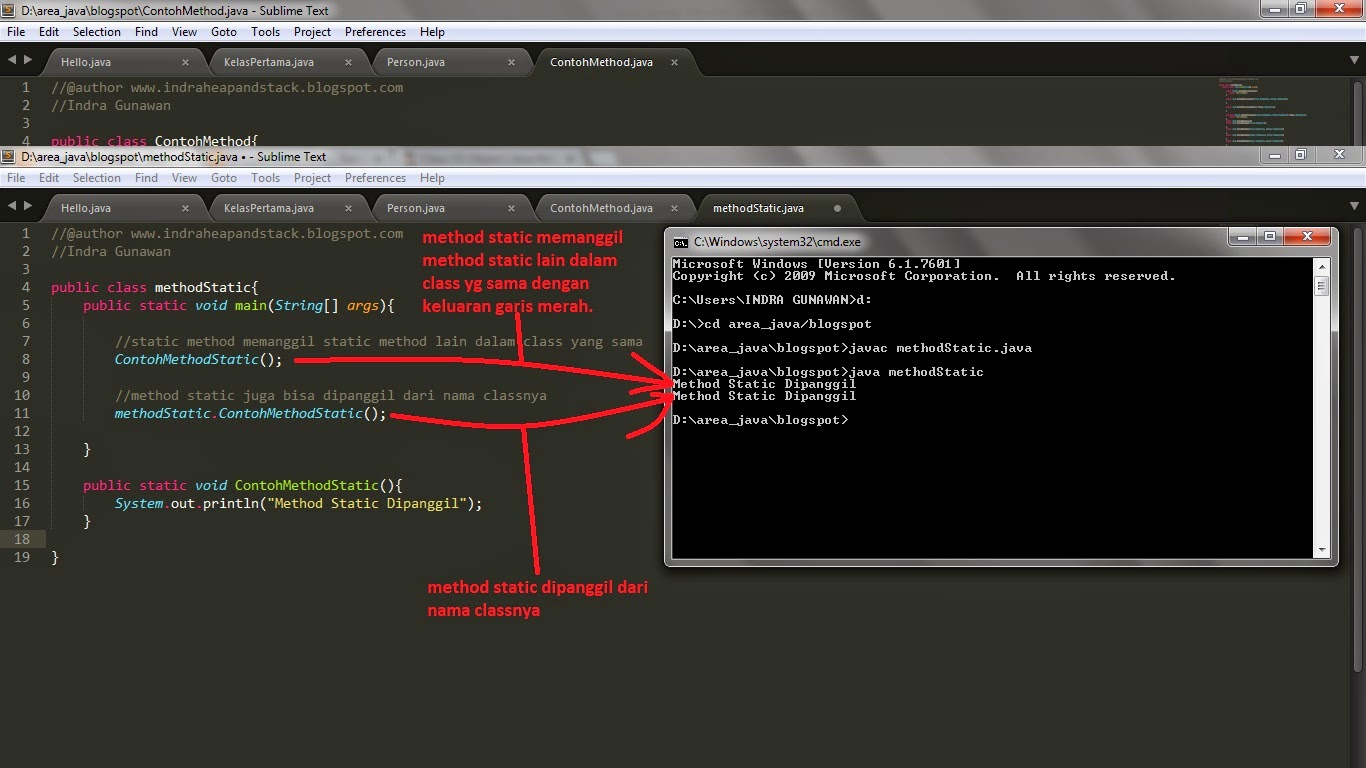 Pengertian Method dan Cara Pembuatannya serta Method Overloading ~ Java ...
