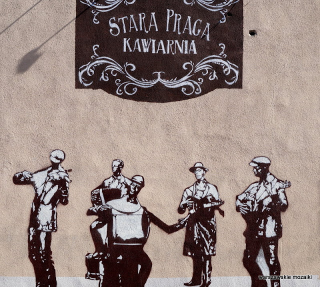 Warszawa murale warszawskie Praga Północ Targowa Warsaw detal