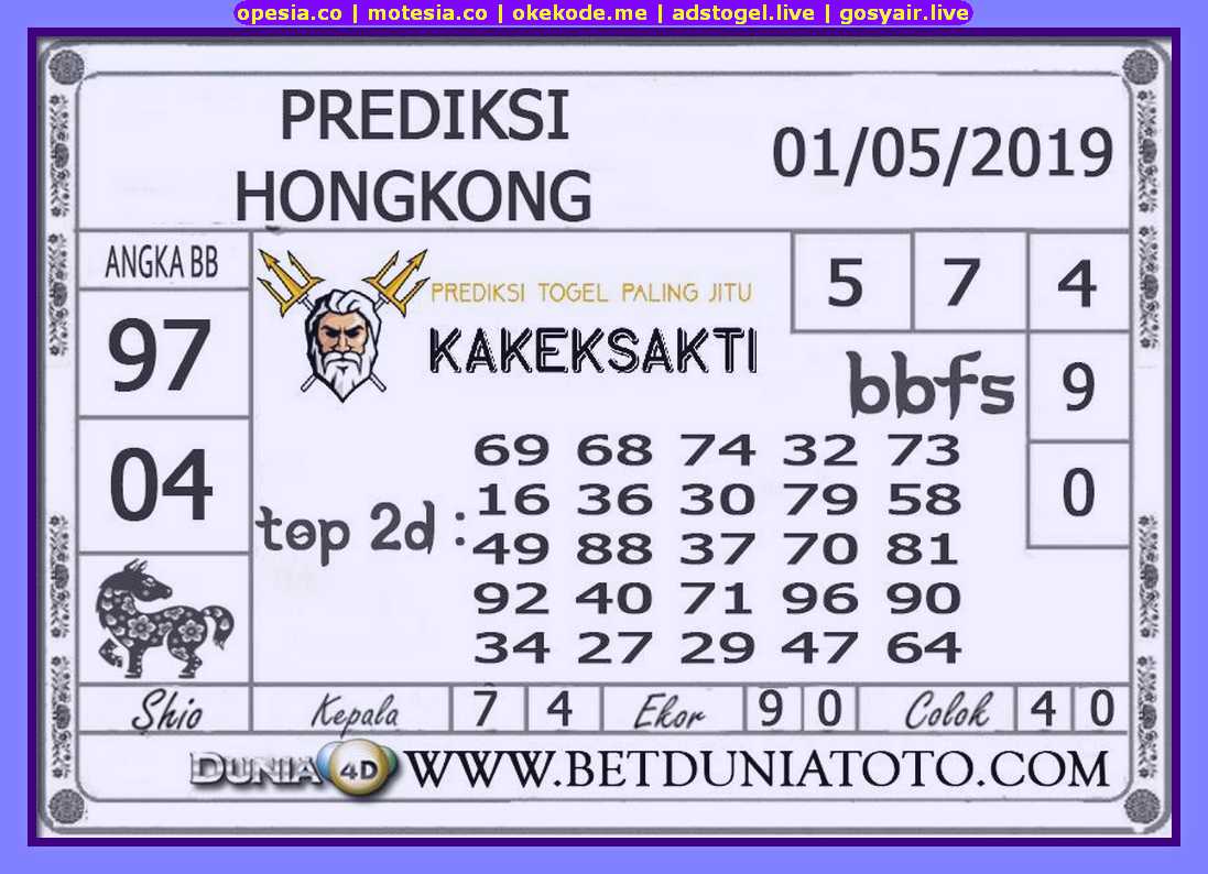 Kode syair hk Rabu 1 Mei 2019 GOsyair SEDIA KODE SYAIR