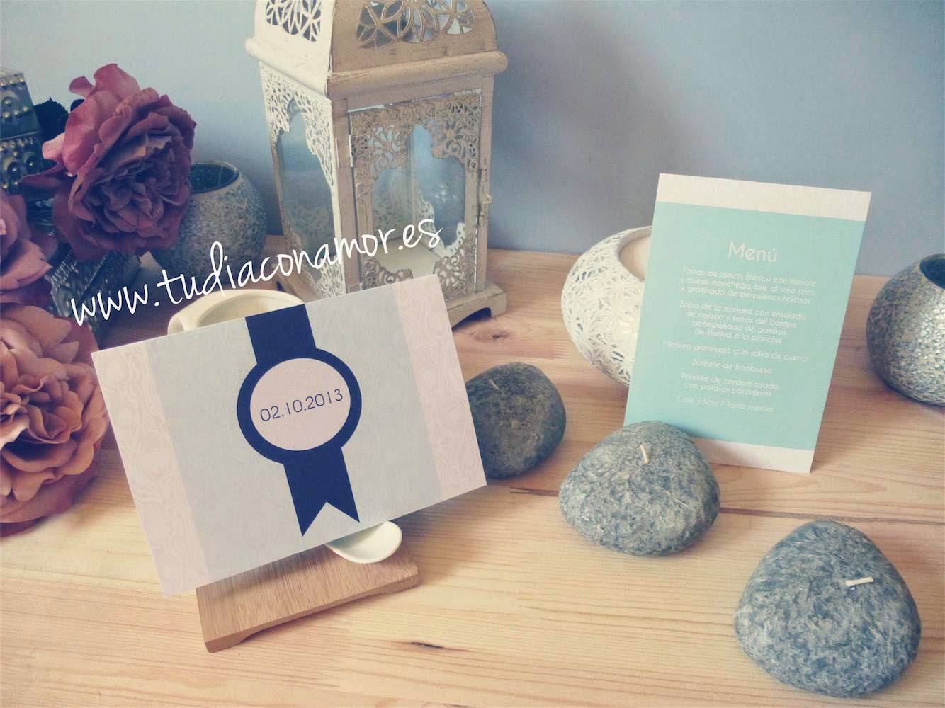 Conjunto de papelería e invitación elegante Conjunto de papelería para boda con estampado gris de pavo real y azul clarito