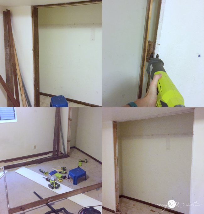 How to Remove Closet Walls, Teen Boys Room Makeover Week 2 My Love 2 Create