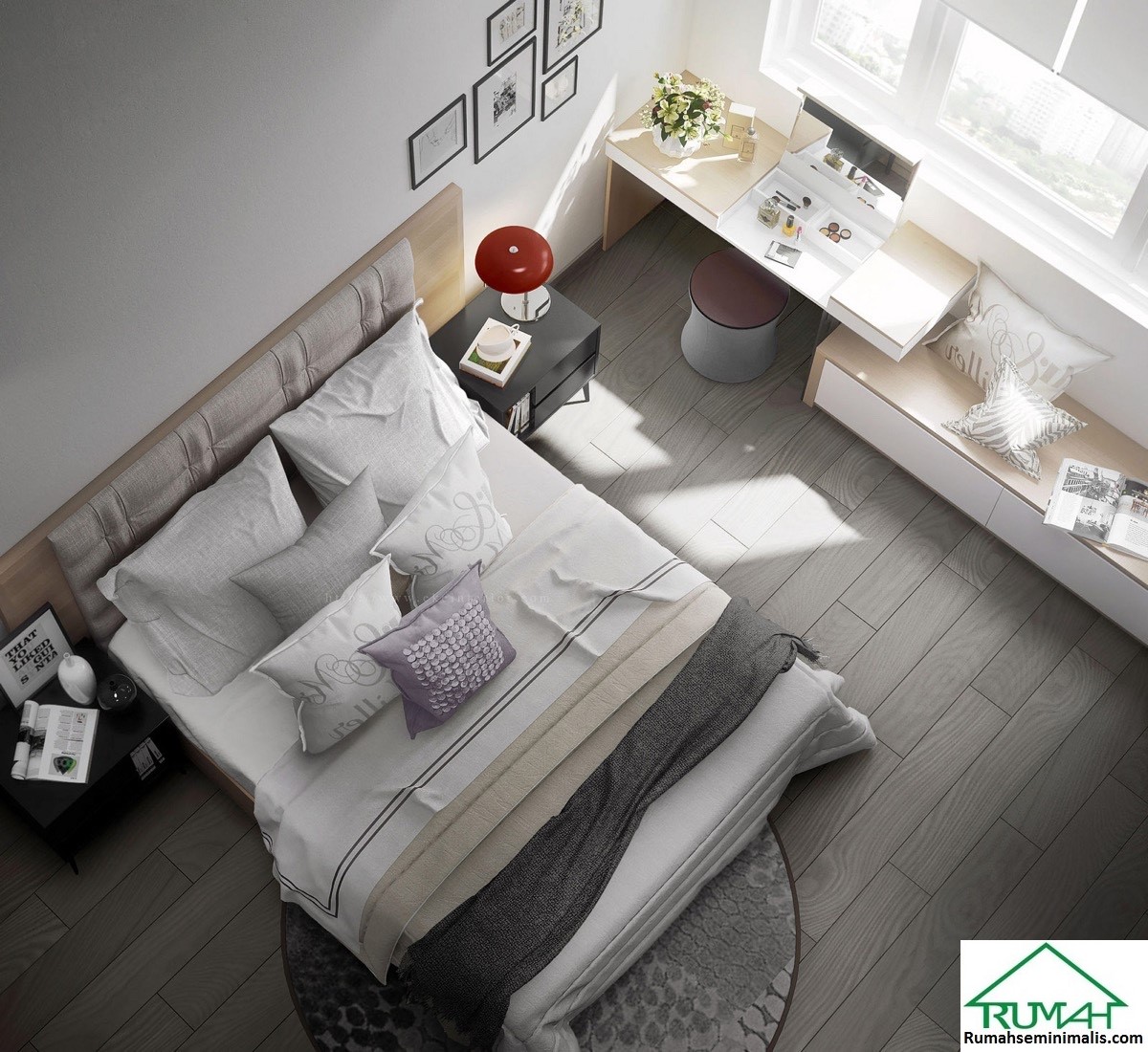 Kumpulan Denah Model Desain Gambar Kamar Tidur Minimalis Modern Kumpulan Denah Model Desain Gambar Kamar Tidur Minimalis Modern