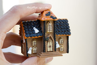 Miniature Haunted Gingerbread House, Stephanie K. PetitPlat