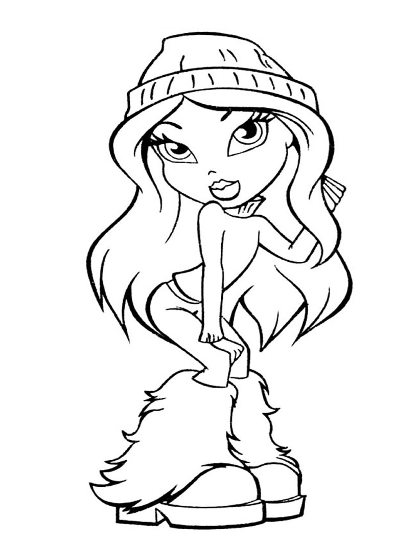 Printable Bratz Coloring Pages Customize And Print