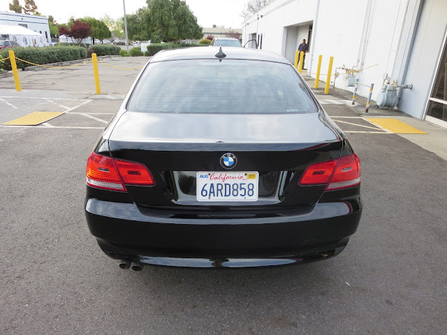 BMW 328i after color change from silver to black.