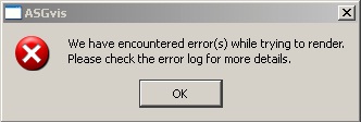 An error has been encountered