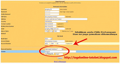 daftar togel oline