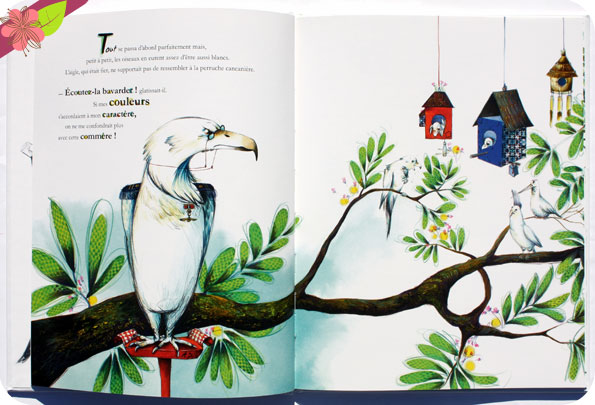 Coups de pinceau sur les oiseaux de Cécile Alix et Xavière Devos - l’élan vert