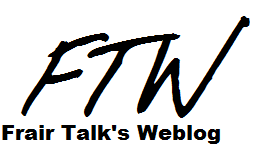 Friar Talk's Weblog