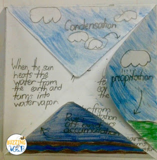 Teach the water cycle in a fun, hands-on way with these activities to help you figure out what students already know! Download a free cut-and-paste worksheet to use as a pre-assessment, a quiz, or an assignment, and have students explain what they know with a fun water cycle foldable! #watercycle