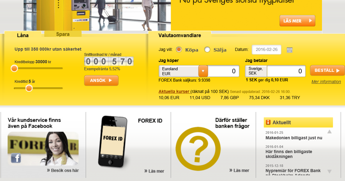 Forex bank logga in