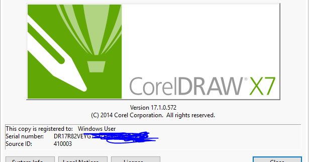 Serial number dan aktivasi corel draw x7 2014 download