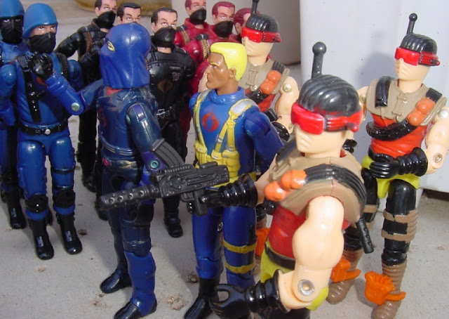 2000 Funskool Desert Scorpion, India, 1984 Cobra Commander, Cobra Trooper, Cobra Officer, Viper, Crimson Guard