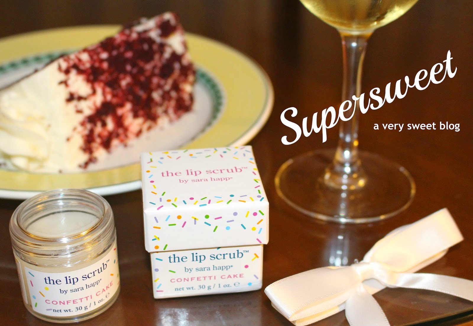 Sara Happ The Lip Scrub Exfoliator in Confetti Cake Review and Giveaway A Very Sweet Blog