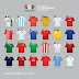 Confira todas as camisas titulares das seleções da Copa do Mundo de 1986