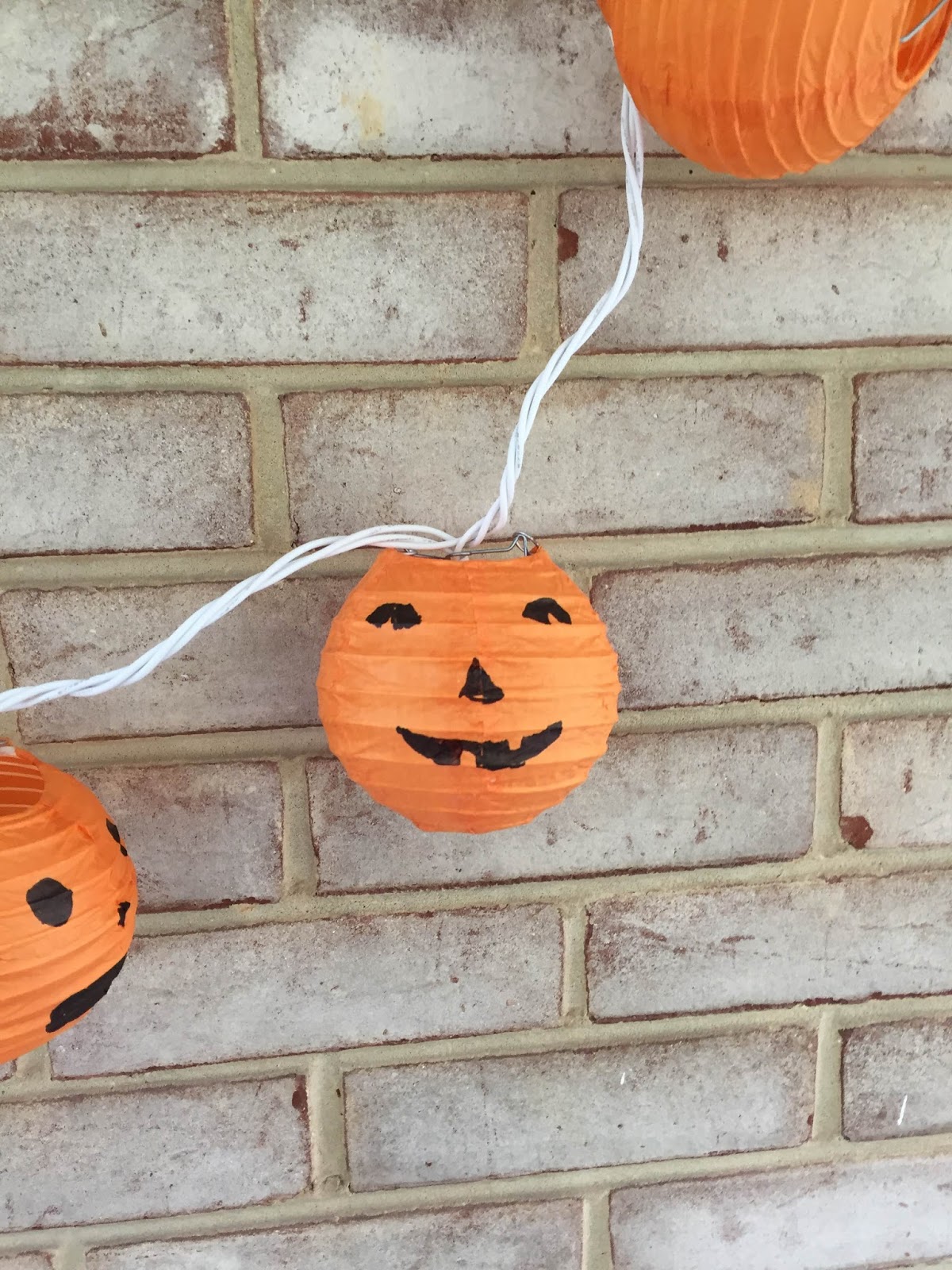 Ask Away Blog DIY Halloween Decor Pumpkin Lights