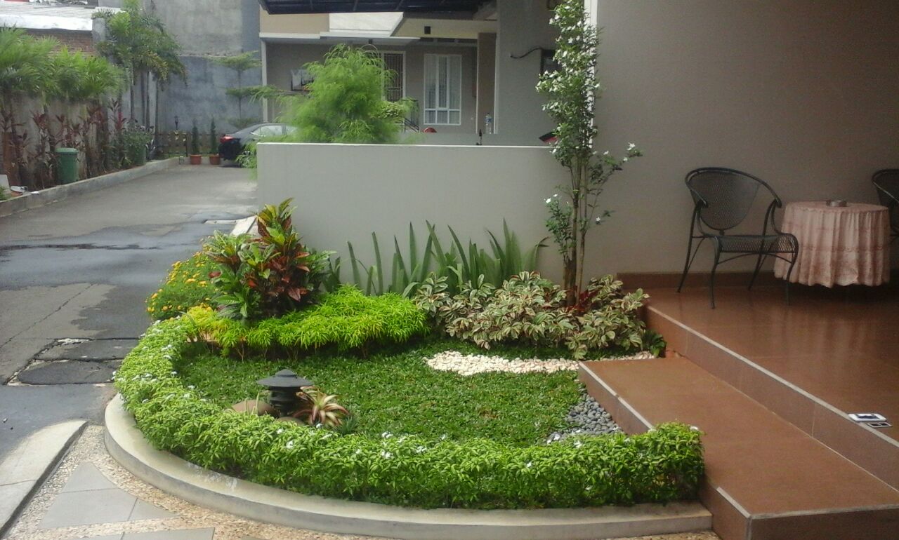 Contoh Desain Taman Minimalis Depan Rumah Terlaris - Tukang Taman Murah