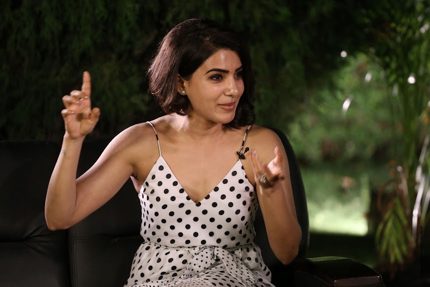 Samantha Akkineni at Rangasthalam movie Interview