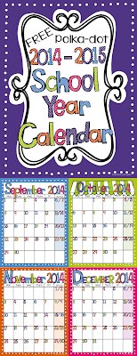 Light Bulbs and Laughter FREE Calendar on Teachers Pay Teachers