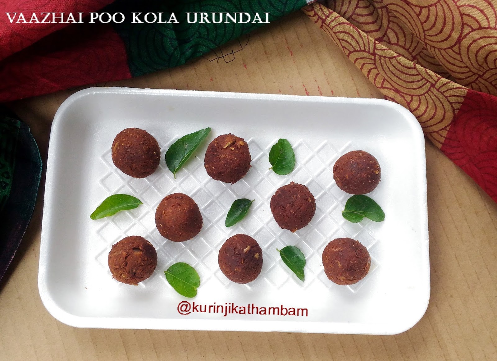 Vazhai Poo Kola Urundai / Banana Flower Kofta Recipe Banana Flower Recipes Kurinji Kathambam