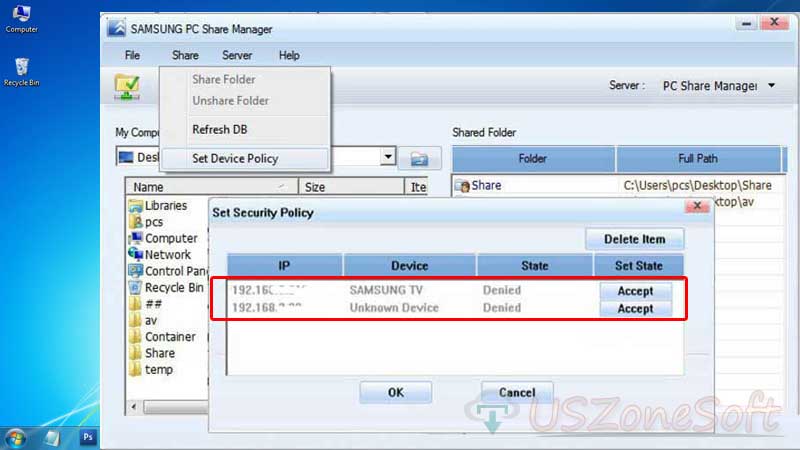 Samsung PC Share Manager Samsung PC Share Manager helps to share any video PC to Samsung smart television- TV.