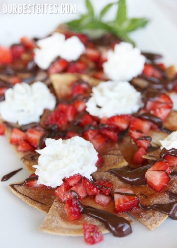 Strawberry & Chocolate Nachos