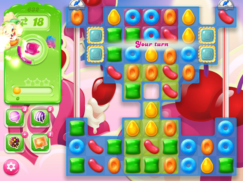 Candy Crush Jelly Saga level 632 Candy Crush Jelly Saga level 632