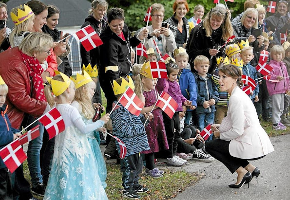 Princess Marie of Denmark attended the celebrations marking the 60th anniversary of the Epilepsy Hospital's Children Department