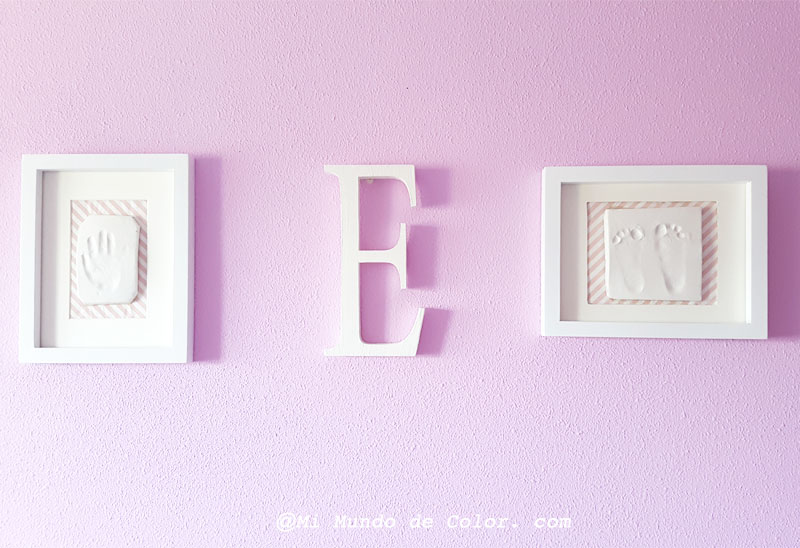 diy footprint of my baby nursery room