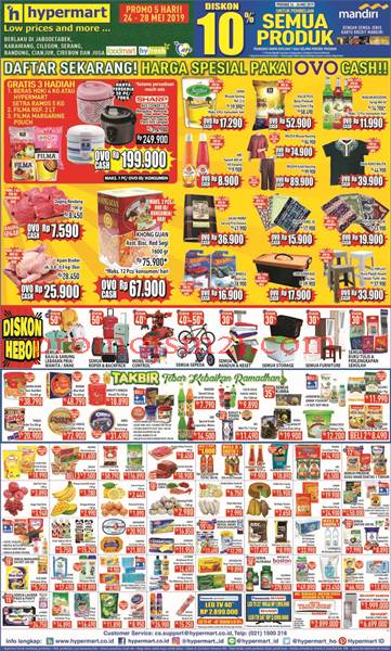 Promo Hypermart Periode 24 Mei-28 Mei 2019