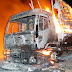 BAHIA / Caminhão da empresa Ricardo Som pega fogo na BA-432 sentido Iraquara – Souto Soares