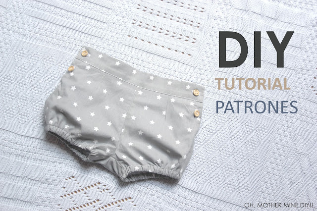 DIY Tutorial y patrones de ropa para bebes. Como hacer pantalones de niño.