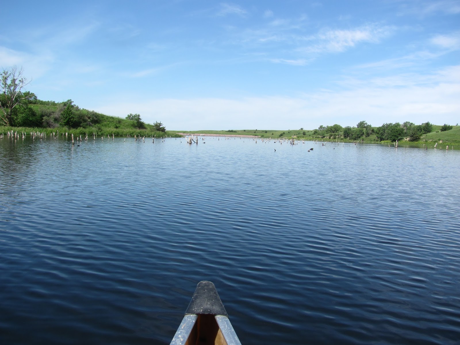 Kayaking the Lakes of South Dakota Lake Menno late spring 2013