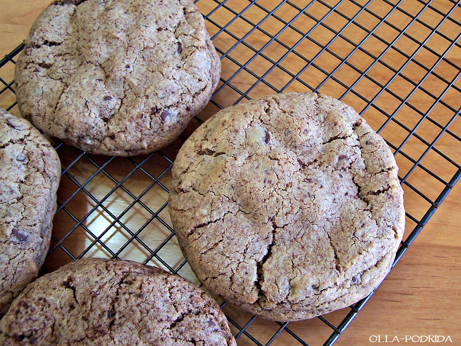 OllaPodrida HalfPound Chocolate Chip Snickers Cookies