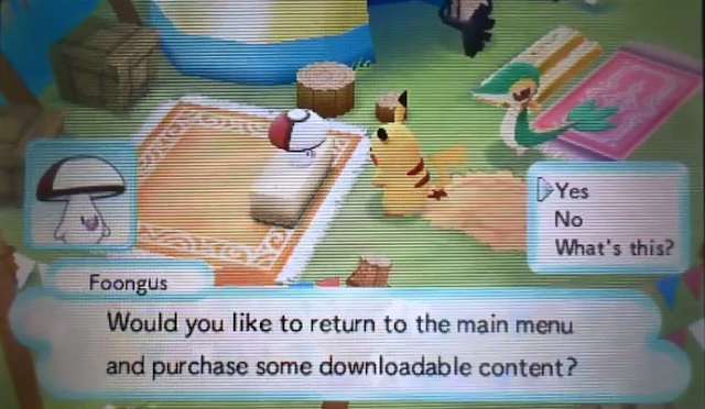 Foongus Pokémon Mystery Dungeon Pokémon Mystery Dungeon Gates to Infinity Foongus DLC shop