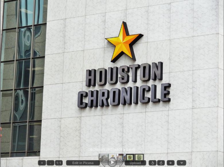 Houston in Pics Houston Chronicle Building in the Central Business Dis