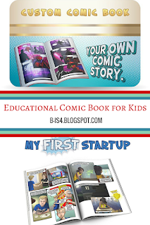 Educational Comic Book for Kids Entrepreneurship, Innovations, Business