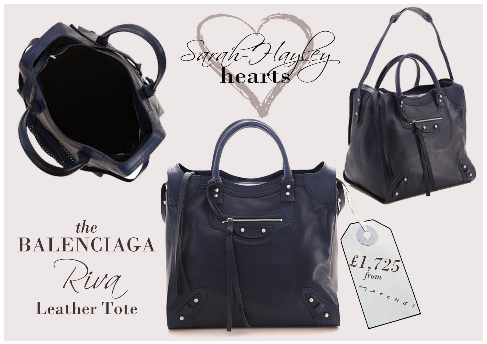 Handbag Crush - The Balenciaga Riva Tote - by Sarah-Hayley Owen