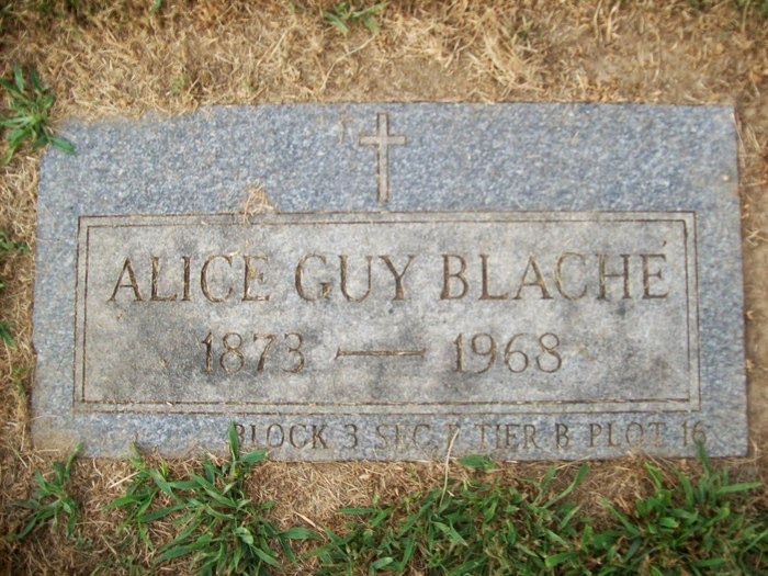 Original Tombstone of Alice Guy Blaché