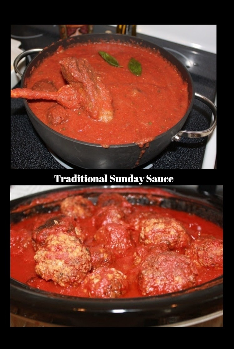 Traditional Italian Sunday Sauce Recipe | What's Cookin' Italian Style ...