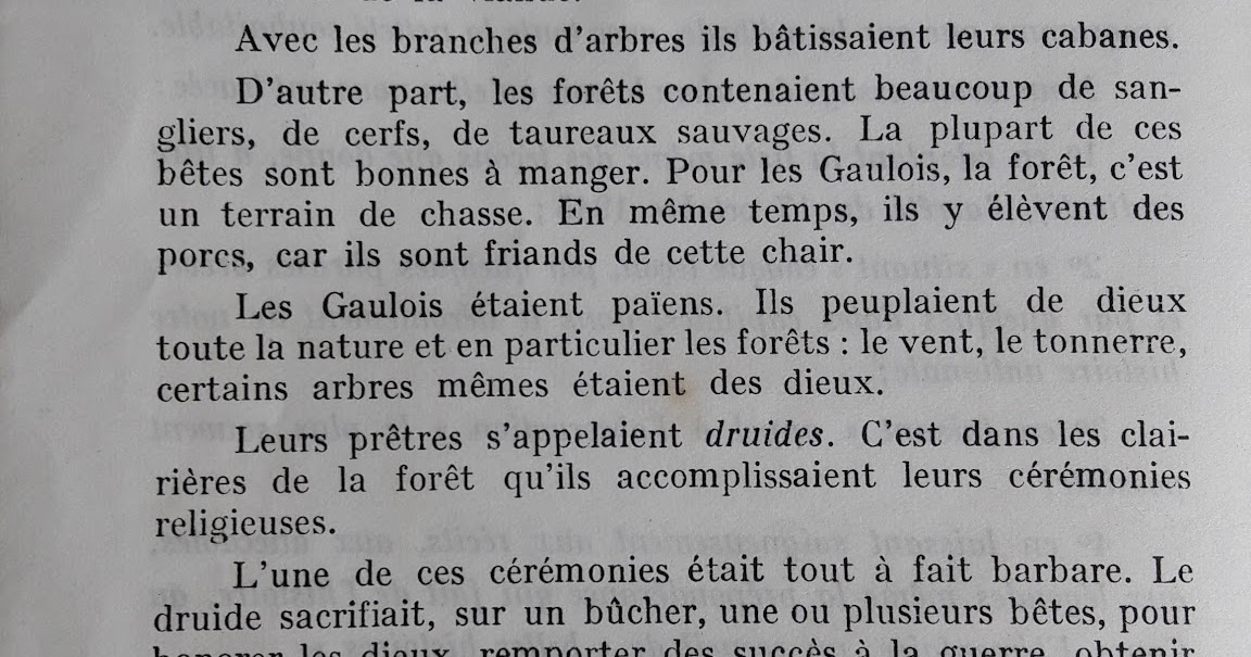 Territoires QH 13. « Nos ancêtres les Gaulois » (Nathan, CE, 1946)