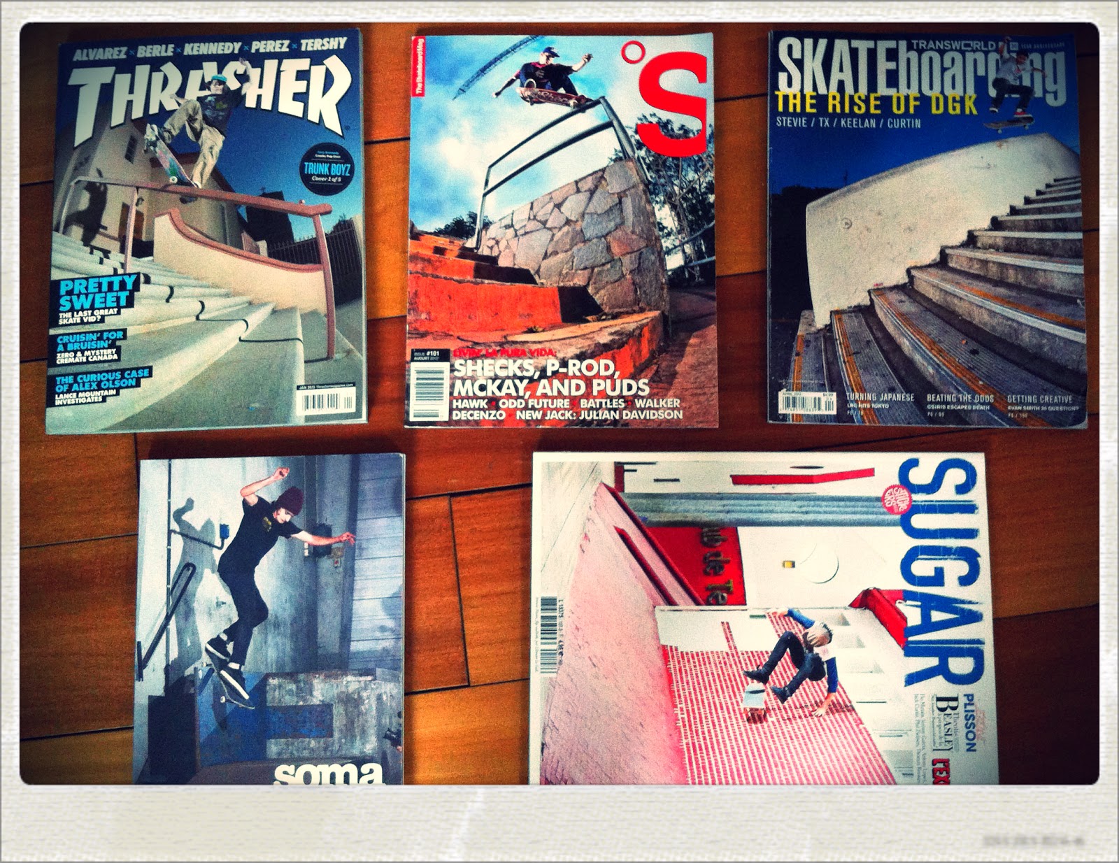 EDA Etienne BOUET Skateboard Magazines 2012
