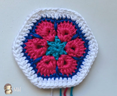 Hexágono african flower