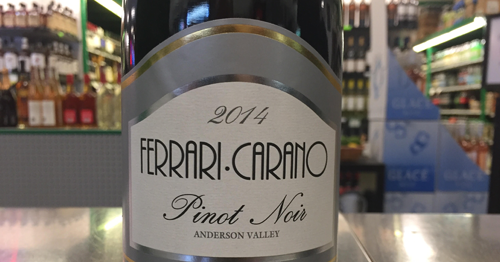 September Wine Pick Ferrari Carano Anderson Valley Pinot Noir 2014 The Wine Stalker