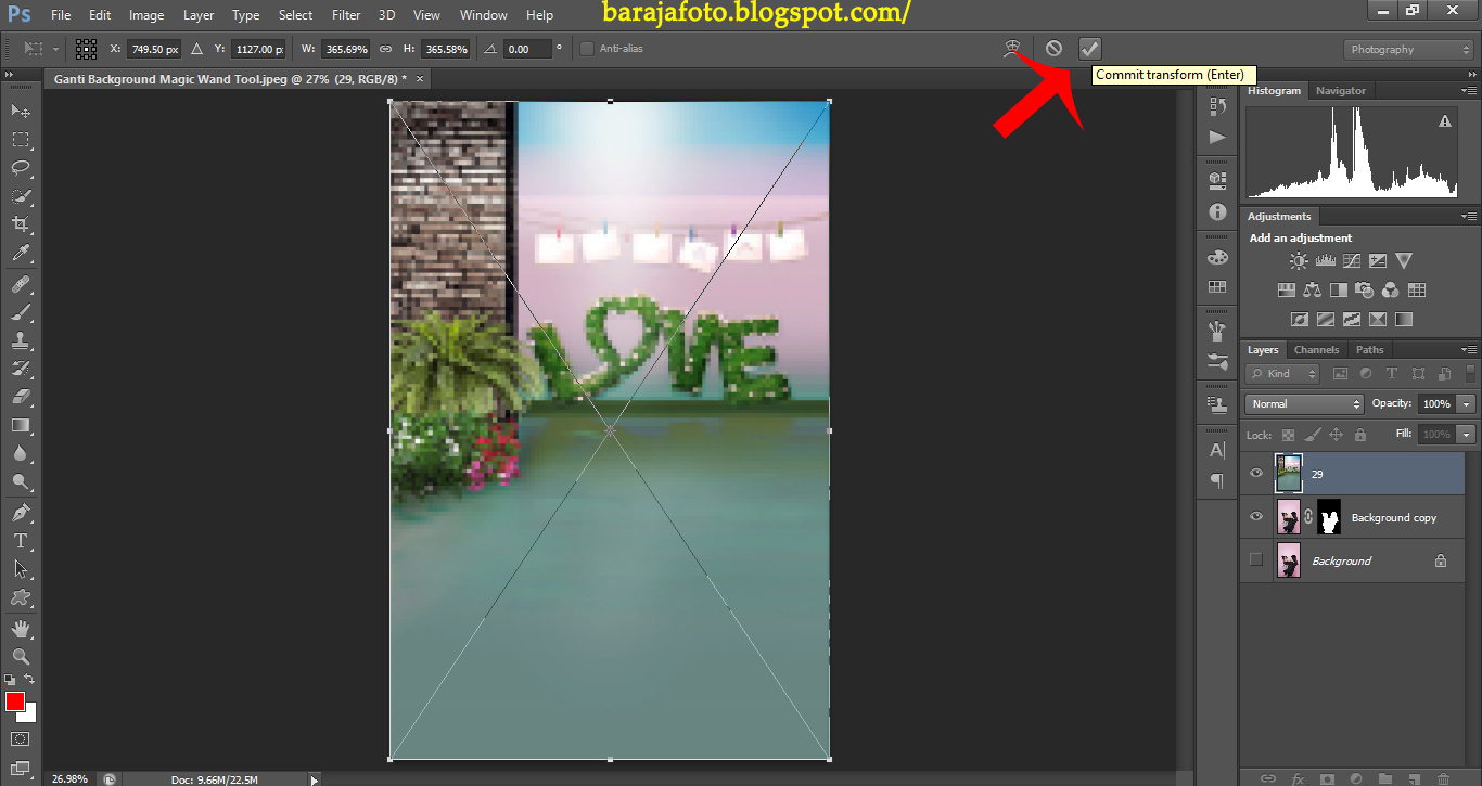 Cara Ganti Background Foto Paling Mudah dan Cepat Dengan Quick